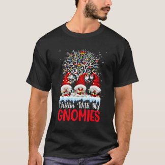 T-shirt Chillin With My Gnomie Christmas Matching Family P