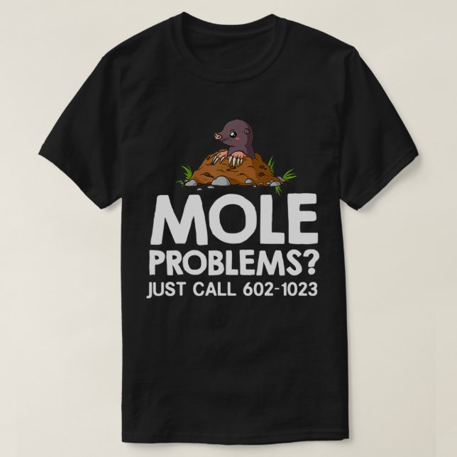T-shirt Chimie de jour Mole Chasseur de cadeaux Chimiste (Design devant)