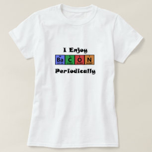 T-shirt Chimie de la Science de lard de Tableau périodiqu