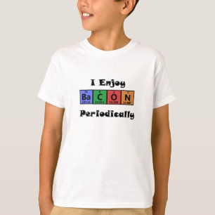 T-shirt Chimie de la Science de lard de Tableau périodiqu