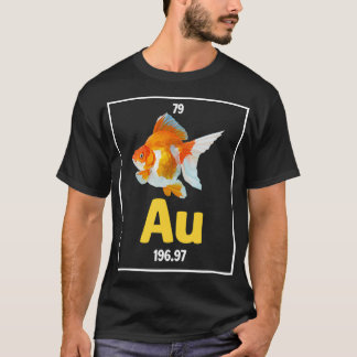 T-shirt Chimie de poisson d'or Pun Aquarium Pêcheur