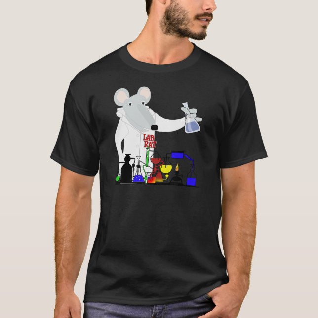 T-SHIRT CHIMIE DE RAT DE LABORATOIRE (Devant)