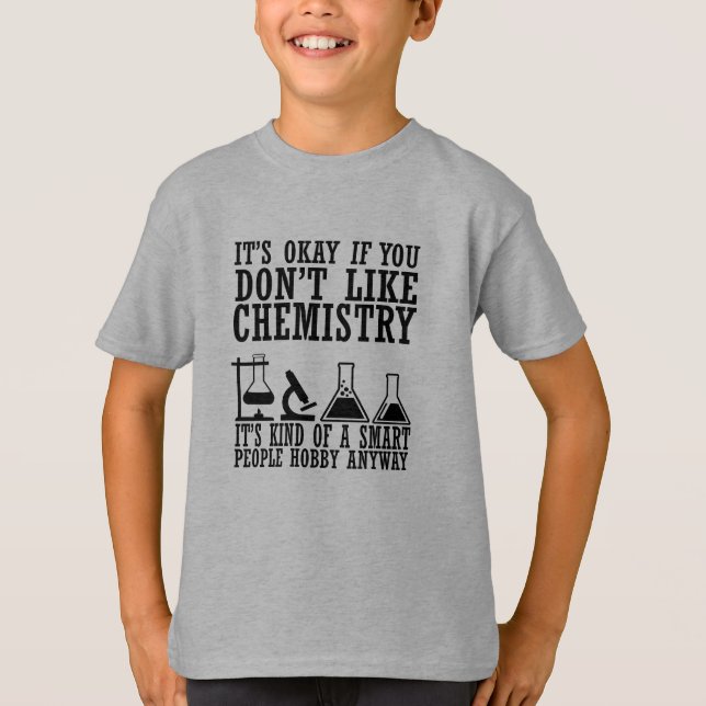 T-shirt Chimie de sarcasme Guillemets chimistes (Devant)
