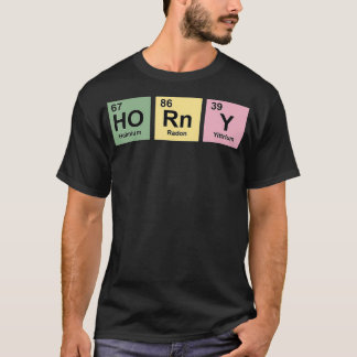 T-shirt Chimie Horny pour couples célibataires Périodique