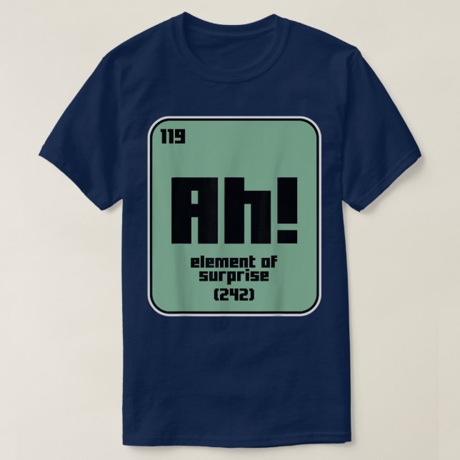 T-shirt Chimie scientifique amusante Motivation Élément Ne (Design devant)