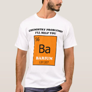 T-shirt Chimie Tutor Barium Pun