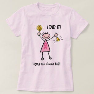T-shirt Chimio Bell - cancer du sein rose de ruban