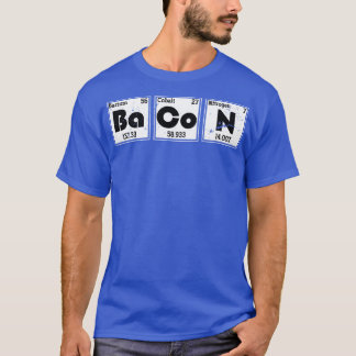T-shirt Chimiste de Bacon de science rétro