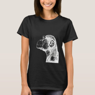 T-shirt Chimpanzé couleur amour femmes mignonne rire Chim