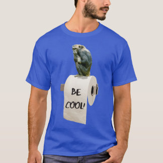 T-shirt Chimpanzé sur le papier toilette