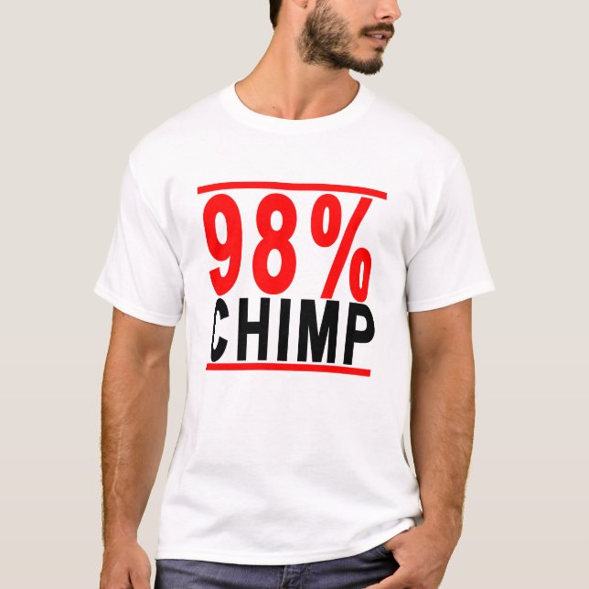 T-shirt Chimpanzé T-Shirts.png de 98% (Devant)