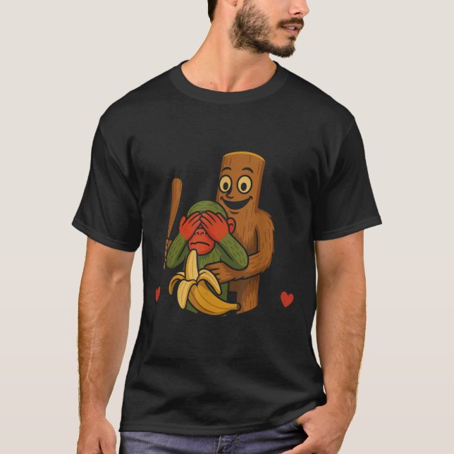 T-shirt Chimpanzini Bananini Tung Sahur K (Devant)