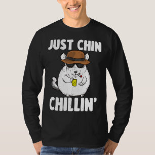 T-shirt Chin Chillin' Pour Les Propriétaires De Chinchilla
