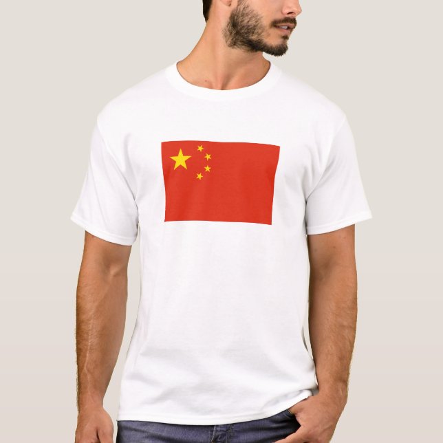 T-shirt China Flag T-Shirt, Patriotic T-Shirts, (Devant)