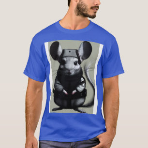 T-shirt Chinchilla en costume ninja 1