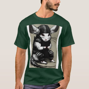 T-shirt Chinchilla en costume ninja 2