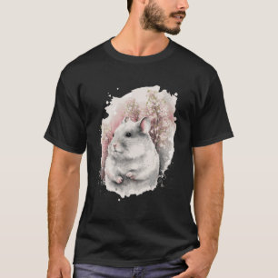 T-shirt Chinchilla Fleur de cerisier japonais Sakura Water