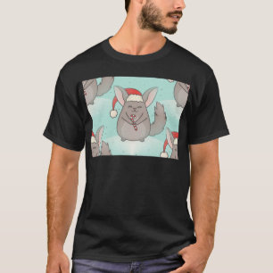 T-shirt chinchillas de noël