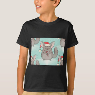 T-shirt chinchillas de noël