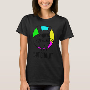 T-shirt Chinchillin' Cool Chinchilla
