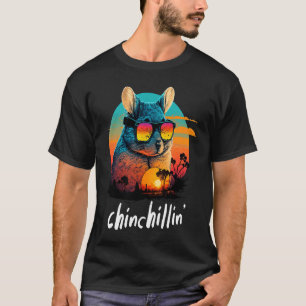 T-shirt Chinchillin' Retro Super Chinchilla