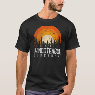 T-shirt Chincoteague Virginia VA Vintage 80s 90s Retro