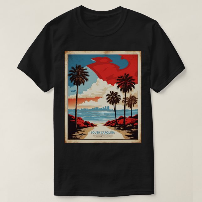 T-shirt Chine du Sud États-Unis d'Amérique Tourisme Vinta (Design devant)