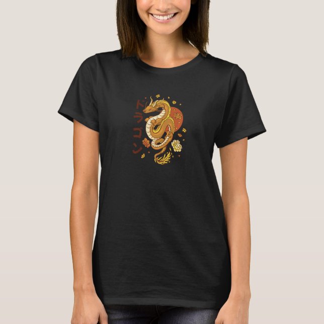 T-shirt Chinese Vietnamese New Year 12 Zodiacs Calligraphy (Devant)