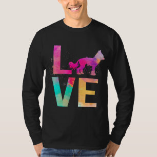 T-shirt Chinois Coloré Chien Crête Maman Cadeaux Chinois C
