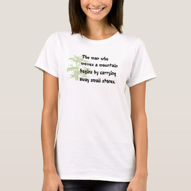 T-shirt chinois de proverbe (Devant)