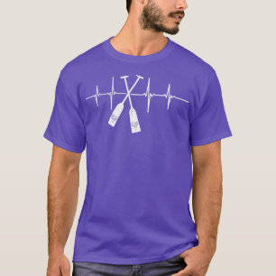 T-shirt Chinois Dragon Boat Racles Paddles Heartbeat Cadea
