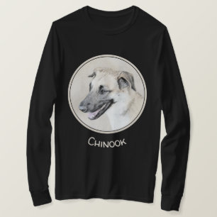 T-shirt Chinook (oreilles d'hélicoptère) Peinture - Chien