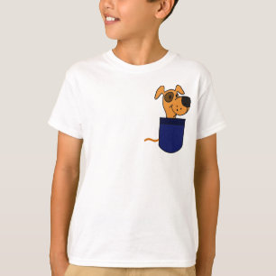 T-shirt Chiot AJ dans une chemise de poche