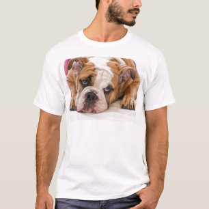 T-shirt Chiot anglais de bouledogue
