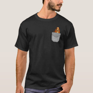 T-shirt chiot Basset Hound en poche Premium