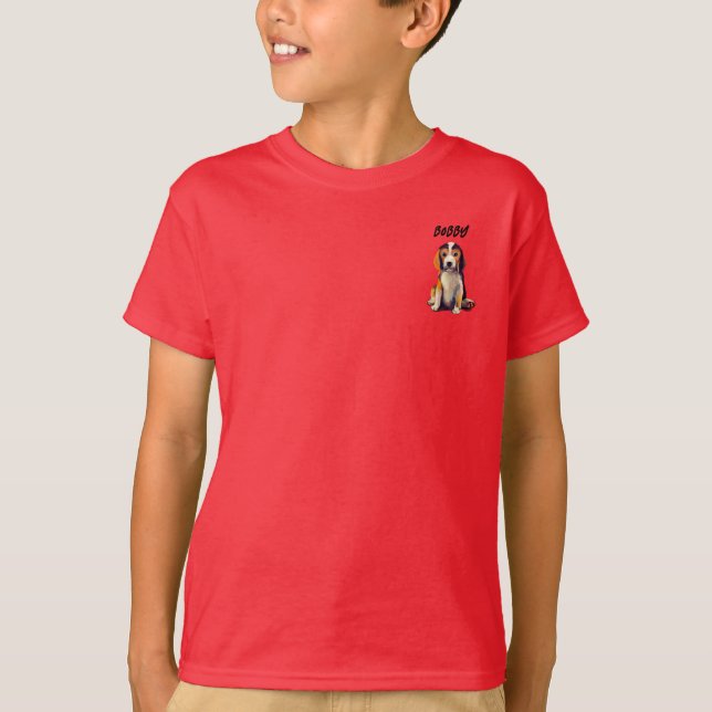 T-shirt chiot beagle (Devant)
