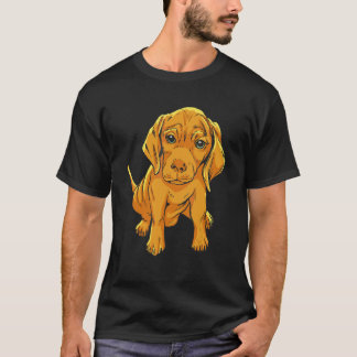 T-shirt Chiot Chien Retriever Doré