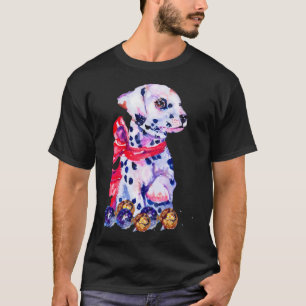 T-shirt chiot dalmate