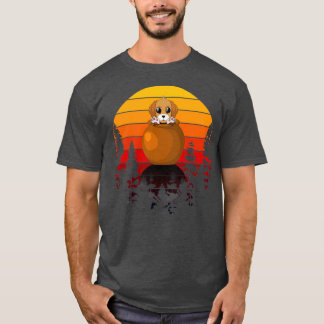 T-shirt Chiot dans un pot