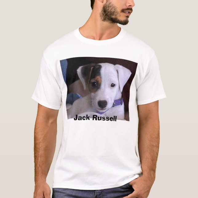 T-shirt Chiot de Jack Russell (Devant)