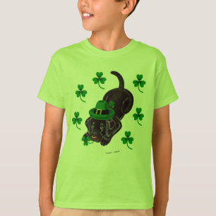 T-shirt Chiot de Labrador de chocolat du jour de St