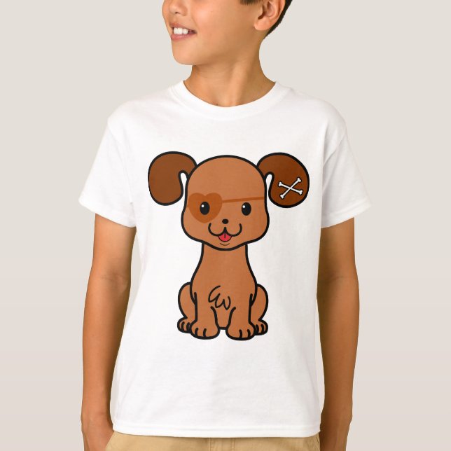 T-shirt Chiot de pirate (Devant)