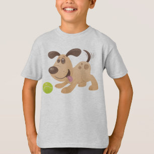 T-shirt Chiot joueur