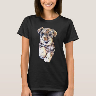 T-shirt Chiot Schnauzer Miniature