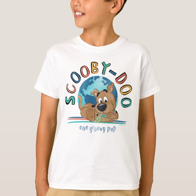 T-shirt Chiot Scooby-Doo "One Super Pup" (Devant)