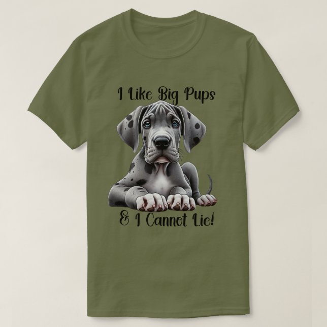 T-shirt Chiots Danois (Design devant)