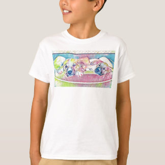 T-shirt Chiots endormis