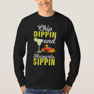T-shirt Chip Chip Dippin Margarita de l'équipe de boisson