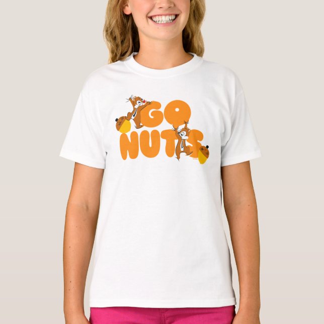 T-shirt Chip & Dale Go Nuts ! (Devant)