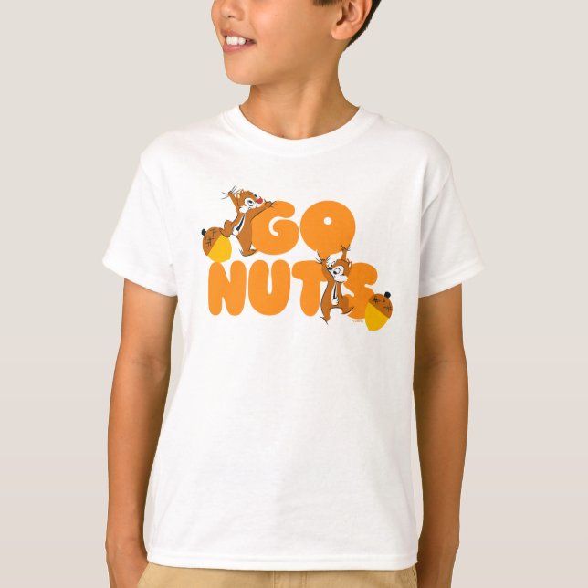 T-shirt Chip & Dale Go Nuts ! (Devant)